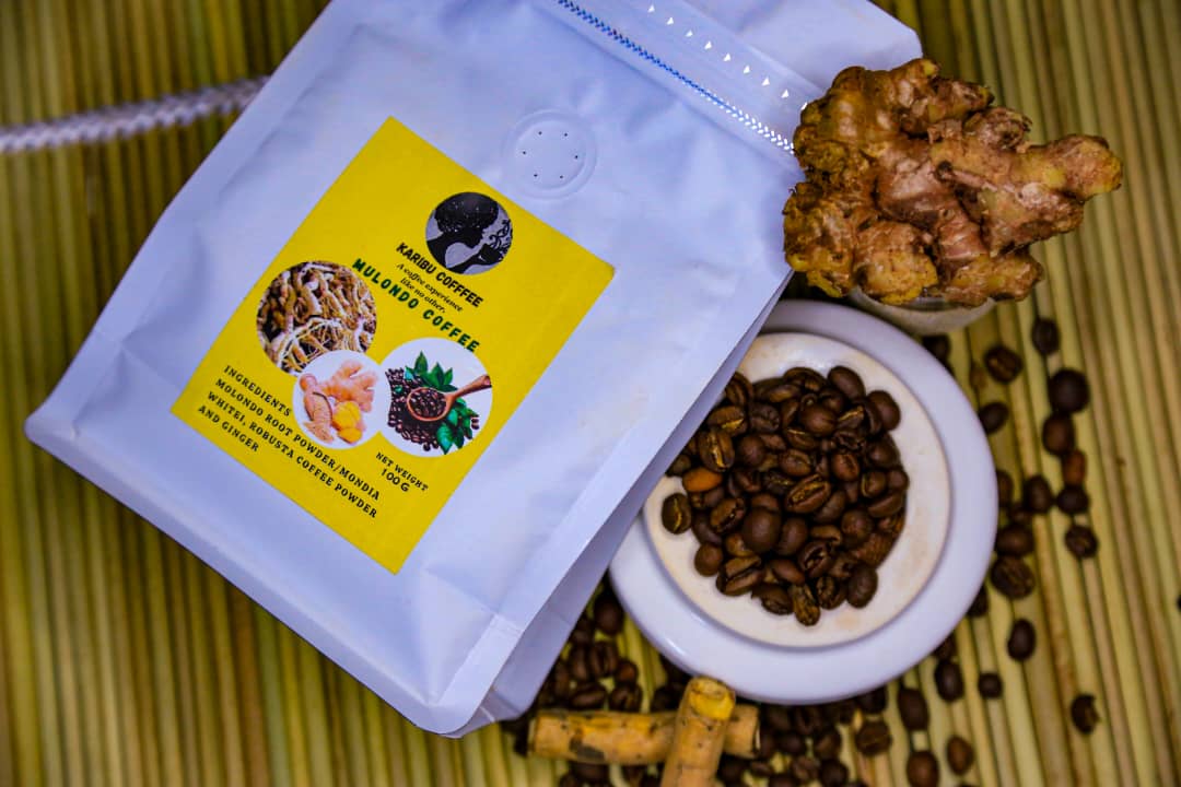 Karibu Mulondo Coffee closeup